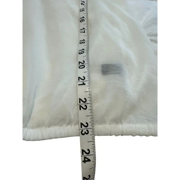 Limited Women’s Small Sheer Lightweight V-Neck Top With Gold Embellished Sleeves - Picture 4 of 5